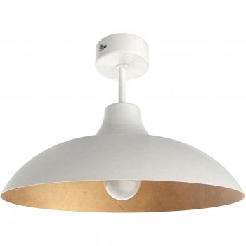 Plafón de Techo Parigina Blanco y Oro Lumicom