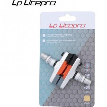 56mm V Brake Pads for Folding Bikes - Silent Rubber Brake Shoes (1 Pair)