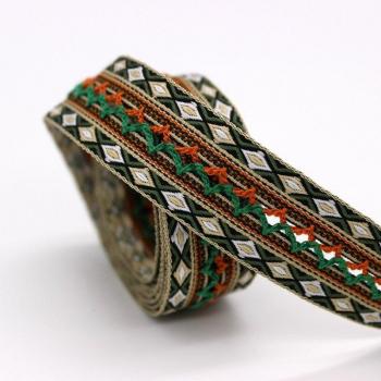 2 Meter Bohemien Jacquard Gurtband für Telefon- und Gitarrengurte