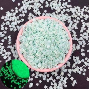 20g Mixed Heart Star Sakura Luminous Polymer Slices for Crafting