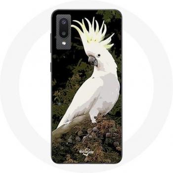 Samsung Galaxy A02 Cockatoos Tree Case