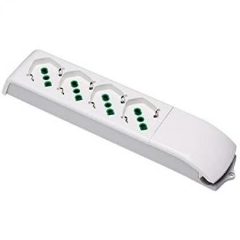 FANTON 480130 Multipresa FIDO senza cavo 4 prese bipasso italo/tedesche 2P+T 16A