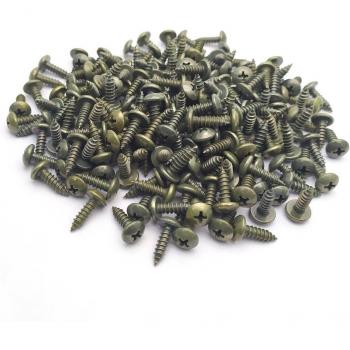 100pcs M4 M5 Plastic Cover Metal Self-Tapping Screws