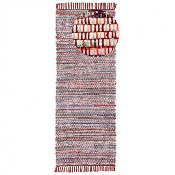 Carpetfine Teppich Kelim Chindi, Wendeteppich, rechteckig, Höhe: 6 mm, handgewebt, Fleckerlteppich mit Fransen, auch vielen in Läufergrößen
