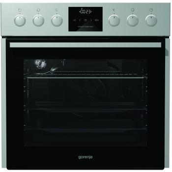 Gorenje Herd BC 637 E13X – 67 l Backmuffe, Edelstahl, Icon‑LED, versenkbare Knob, GentleClose, Anti‑Fingerabdruck
