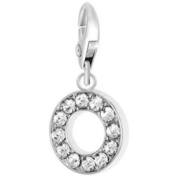 Bijou charm - So Charm - Lettre O - Strass - Plaqué or - Mixte