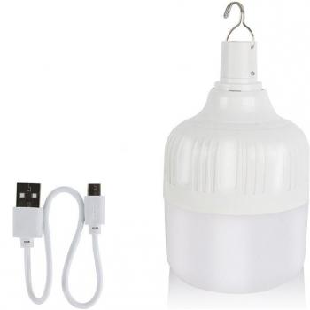 Luz LED portátil recargable de emergencia, bombilla regulable para acampar 40W 80W 100W 150W