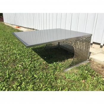 Edelstahl-Rasenroboter für Carport und Unterstand