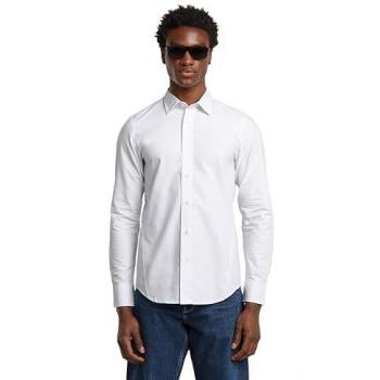 G-Star Chemise Classique à Manches Longues Blanc