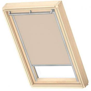VELUX Uni Beige Verdunkelungsrollo 4556 – 114×98 cm, S04, Aluminiumschiene, GGU, manuell