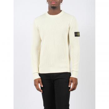 Maglia a girocollo in lana costa inglese Stone Island