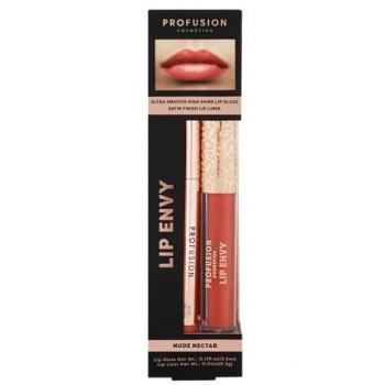Nude Red Gloss & Liner Set