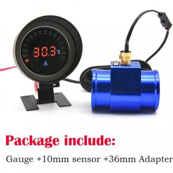 Car 52mm LED Digital Water Temperature Gauge with Sensor
