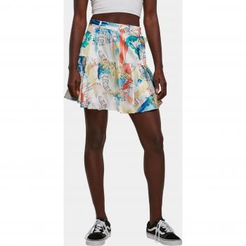 Urban Classics Gonna Mini A Vita Bassa Aop Satin Soft Gialla M