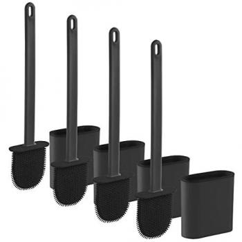 Nettoyants WC silicone noire 4 brosses