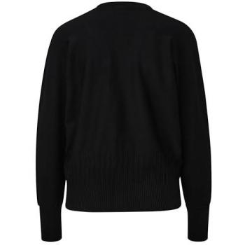 S.Oliver BLACK LABEL Strickjacke mit Strukturmuster am Saum