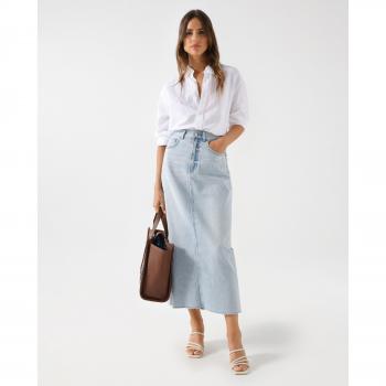 Gonna Midi Salsa Jeans Ice Bleach 28
