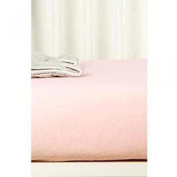 Kadolis Drap-housse pour bébé 70x140 cm en coton bio Rose Pale