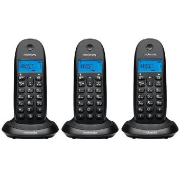 Teléfono DECT Trío Motorola C1003 CB+ en Negro