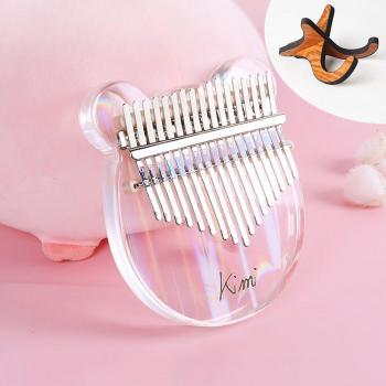 Kimi Kalimba 17 Key Acrylic Thumb Piano for Beginners