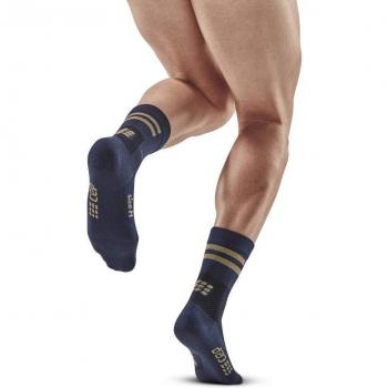 Socken CEP Kompressionssocken Mid Cut Blau S
