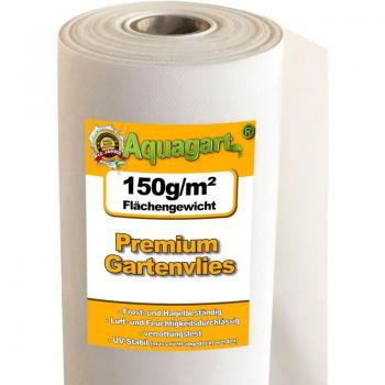 Mantillo Vellón Antihierba 65m², 2m Ancho, 150g/m² – Blanco