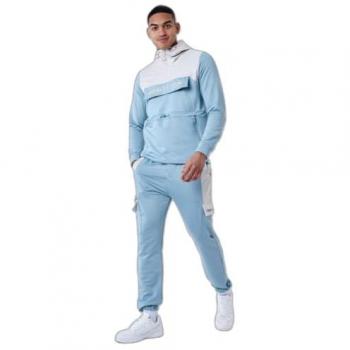 Jogginghose Stil Cargo zweifarbig Project X Paris Blau S Herren