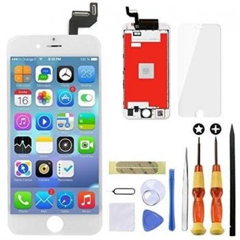 Brinonac Display per iPhone 6S Schermo 4,7 Pollici LCD Touch Screen Frame Vetro Schermo Kit Smontaggio Trasformazione Completo di Ricambio Utensili Inclusi (Nero)