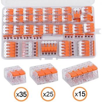 Mini Terminals Pince Électrique 75 pièces