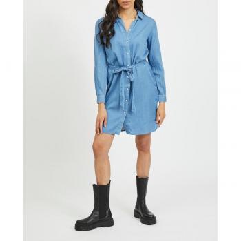 Vestido de Manga Larga y Botones - Vila (para mujer)