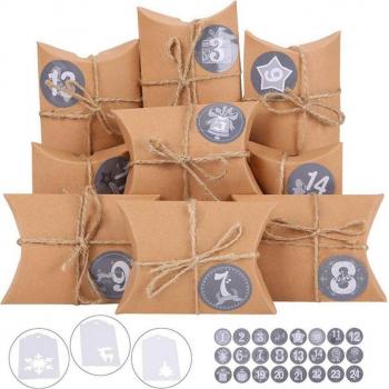 Adornos de Adviento: Bolsas de Dulces