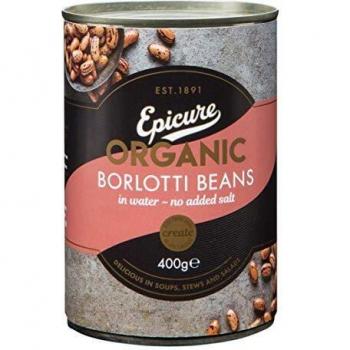 Organic Borlotti Beans in Water Multipack (6x400g)