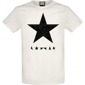 David Bowie T-Shirt - Black Star - Amplified Collection - Off White