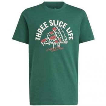 Adidas Lounge Pizza Grafik T-Shirt für Kinder