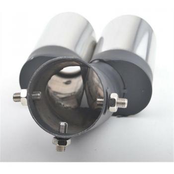 63mm Edelstahl Auspuff Endrohr Dual Auslauf Schalldämpfer Tipps