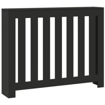 VIDAXL Copertura Termosifone Nera 104x20x82 Cm Legno Multistrato