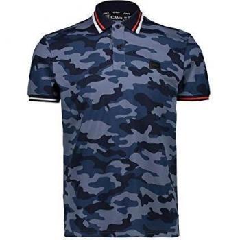 CMP Herren Poloshirt 30T7647 Avio Dunkelblau 59ZE Tarnfarben Shirt
