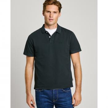 Polo Slim Fit Pepe Jeans Preto