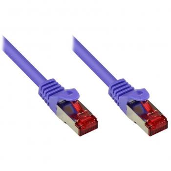 GOOD CONNECTIONS GC 8060-003V - Patch cable Cat.6, S/FTP PiMF, 250 MHz, violet, 0.25m