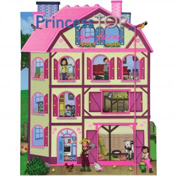 My farm azzurro. Princess Top. Con adesivi