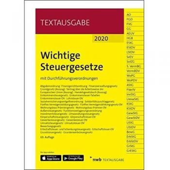 Wichtige Steuergesetze: mit Durchführungsverordnungen. (Textausgabe)