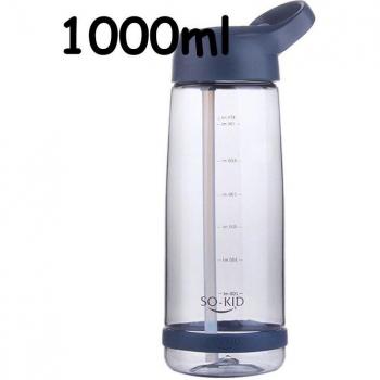 Portable Straw Water Bottle