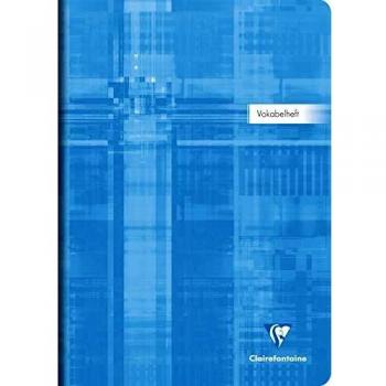 Vokabelheft DIN A4, liniert, ohne Rand, 2 Spalten, 40 Blatt
