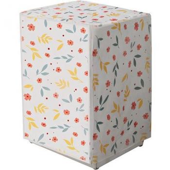 Floral Geometric PEVA Washing Machine Protective Dust Jacket