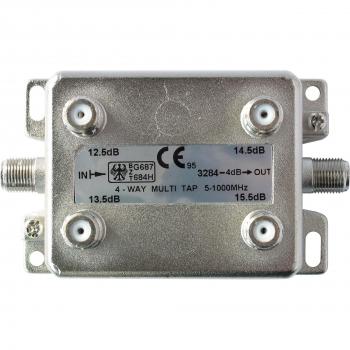 Kreiling Tech. Abzweiger 4fach 5-1000MHz Class A AZ 3284