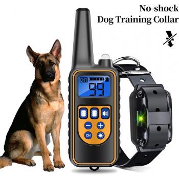 800m Rechargeable Dog Training Collar with LCD Display