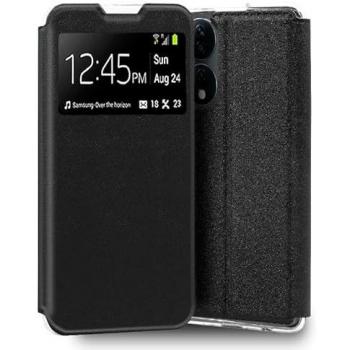 Funda Cool Flip Cover Para Huawei Honor X7B Liso Negro