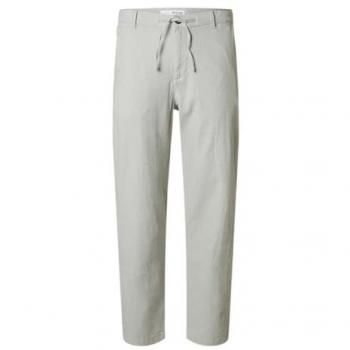 Pantaloni Chino 172 Brody Slim Tapered Fit Linone Mela Verde Iceberg