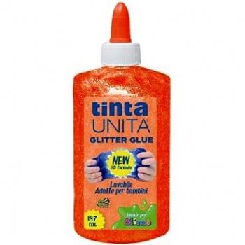 Colla Glitter 3D Tinta Unita ml. 147 Arancio Fluo