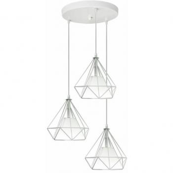 Axhup - Retro Hanging Ceiling Lamp, E27 Base Pendant Lighting Fixture